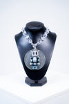 COLLIER "BEARBRICK X-MAN" (CIRCLE PENDENTIF)